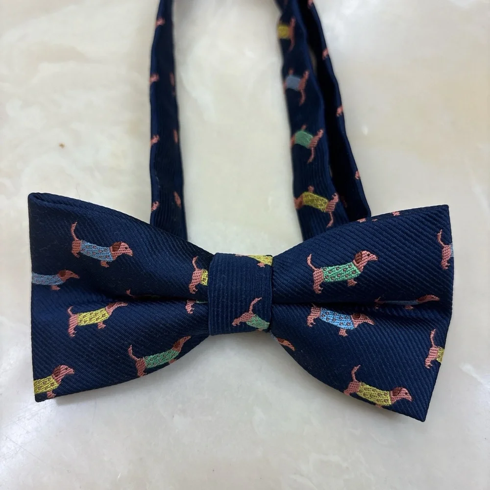 Kids Bow Tie Set - Pink and Navy